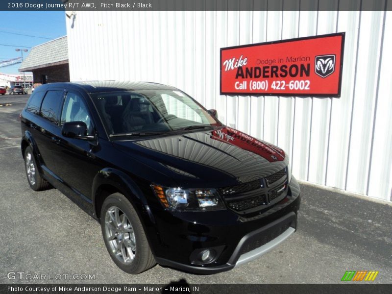 Pitch Black / Black 2016 Dodge Journey R/T AWD