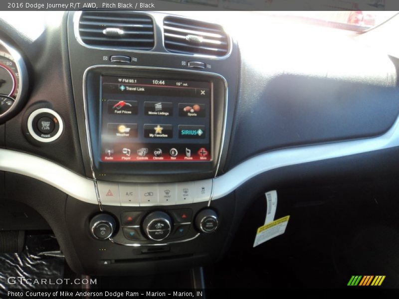 Pitch Black / Black 2016 Dodge Journey R/T AWD