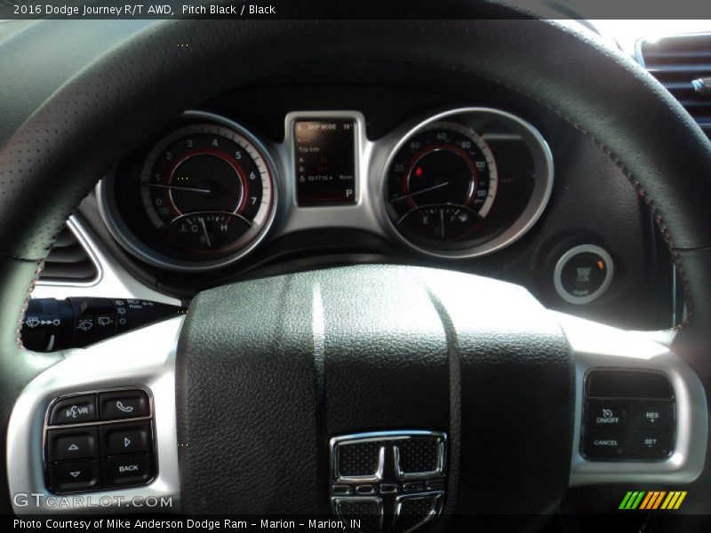Pitch Black / Black 2016 Dodge Journey R/T AWD