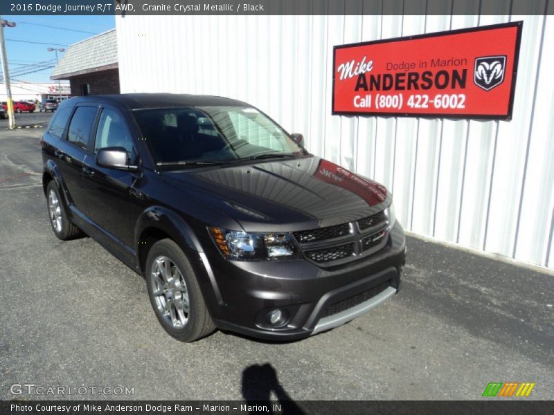 Granite Crystal Metallic / Black 2016 Dodge Journey R/T AWD