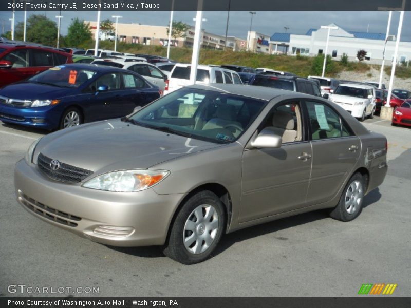Desert Sand Mica / Taupe 2003 Toyota Camry LE