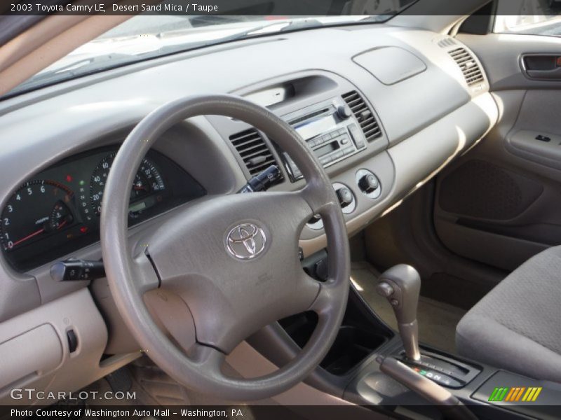 Desert Sand Mica / Taupe 2003 Toyota Camry LE