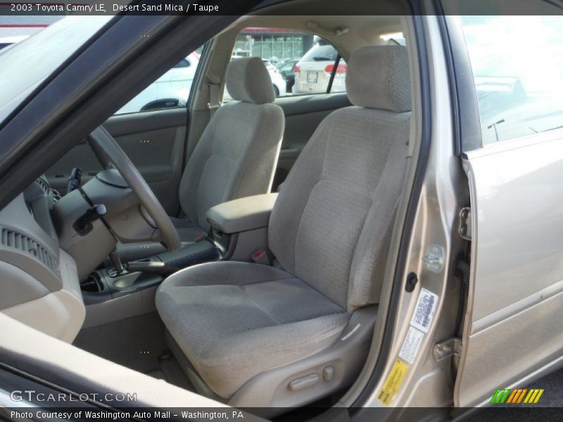Desert Sand Mica / Taupe 2003 Toyota Camry LE