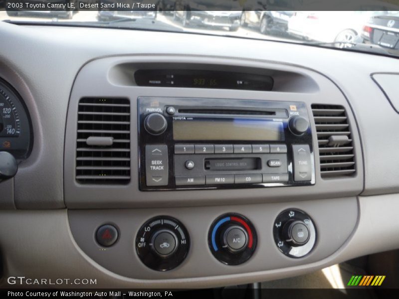 Desert Sand Mica / Taupe 2003 Toyota Camry LE