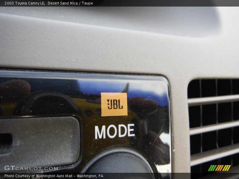 Desert Sand Mica / Taupe 2003 Toyota Camry LE