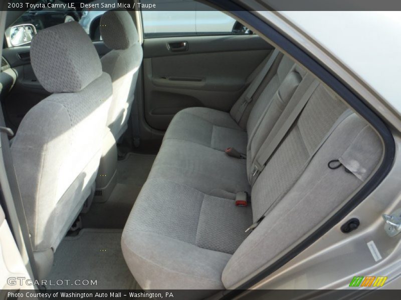 Desert Sand Mica / Taupe 2003 Toyota Camry LE