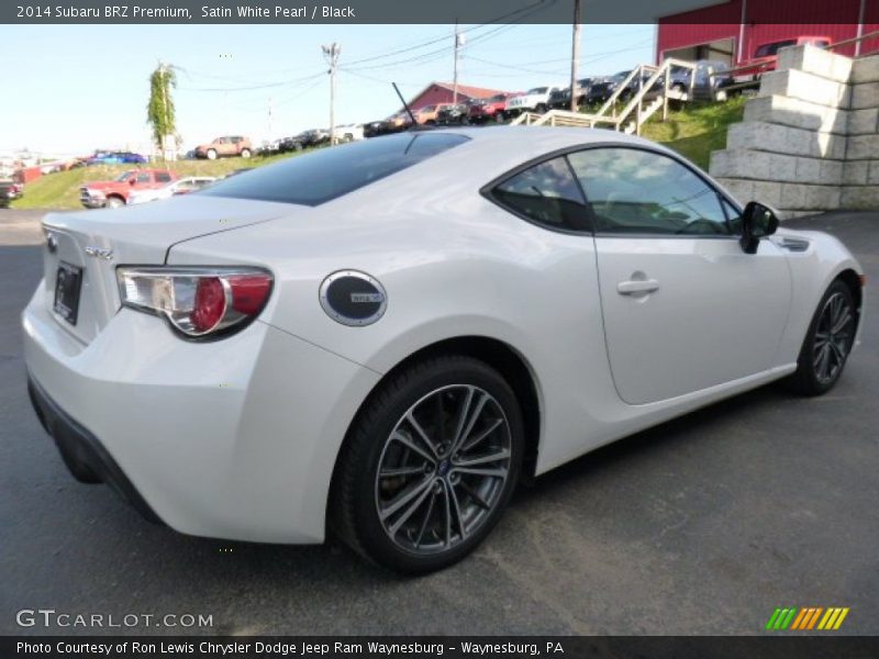 Satin White Pearl / Black 2014 Subaru BRZ Premium
