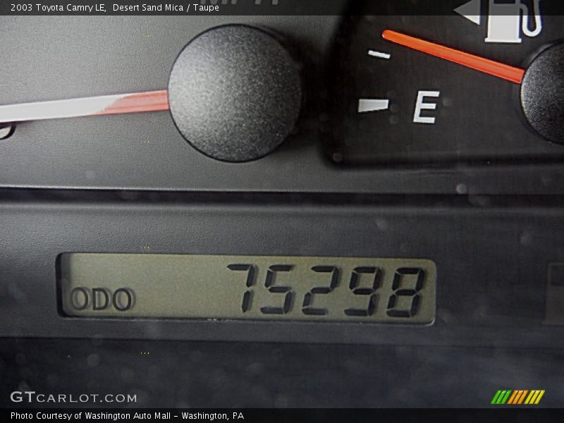 Desert Sand Mica / Taupe 2003 Toyota Camry LE