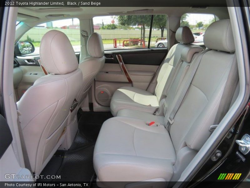 Black / Sand Beige 2012 Toyota Highlander Limited