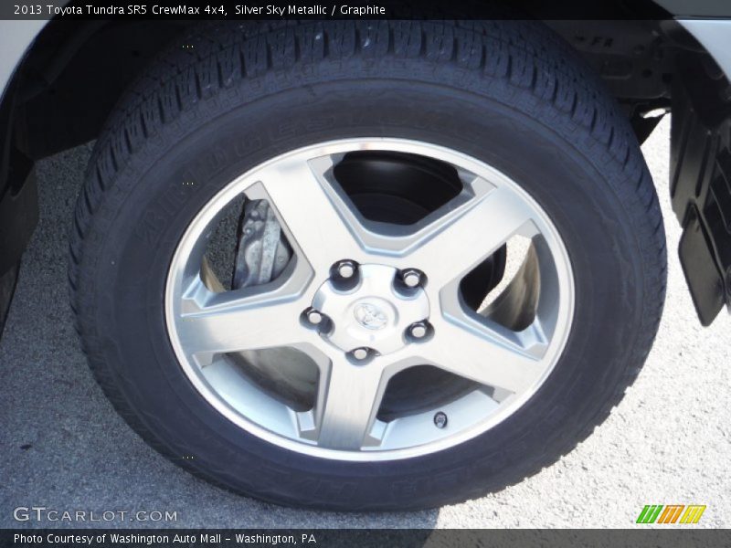 Silver Sky Metallic / Graphite 2013 Toyota Tundra SR5 CrewMax 4x4