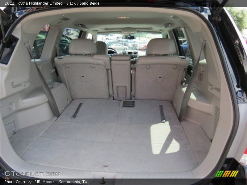 Black / Sand Beige 2012 Toyota Highlander Limited