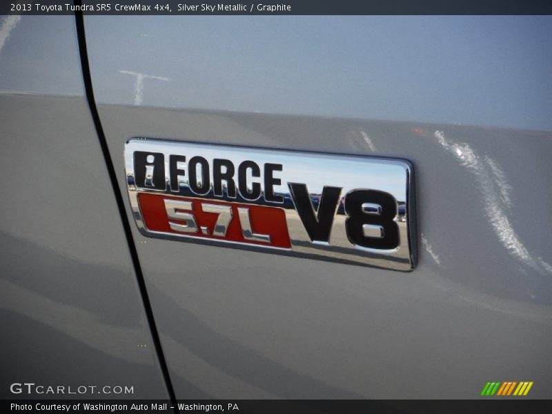 Silver Sky Metallic / Graphite 2013 Toyota Tundra SR5 CrewMax 4x4