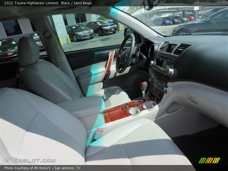 Black / Sand Beige 2012 Toyota Highlander Limited