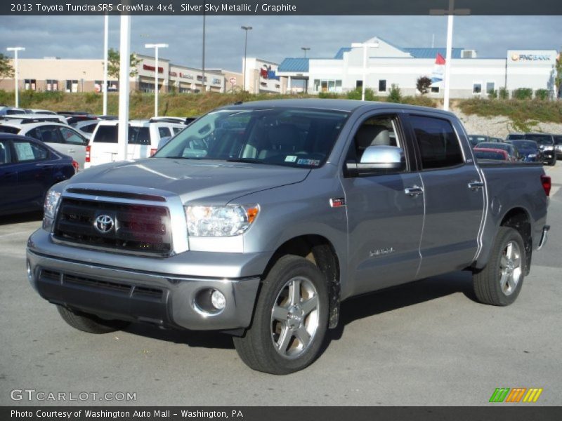 Silver Sky Metallic / Graphite 2013 Toyota Tundra SR5 CrewMax 4x4