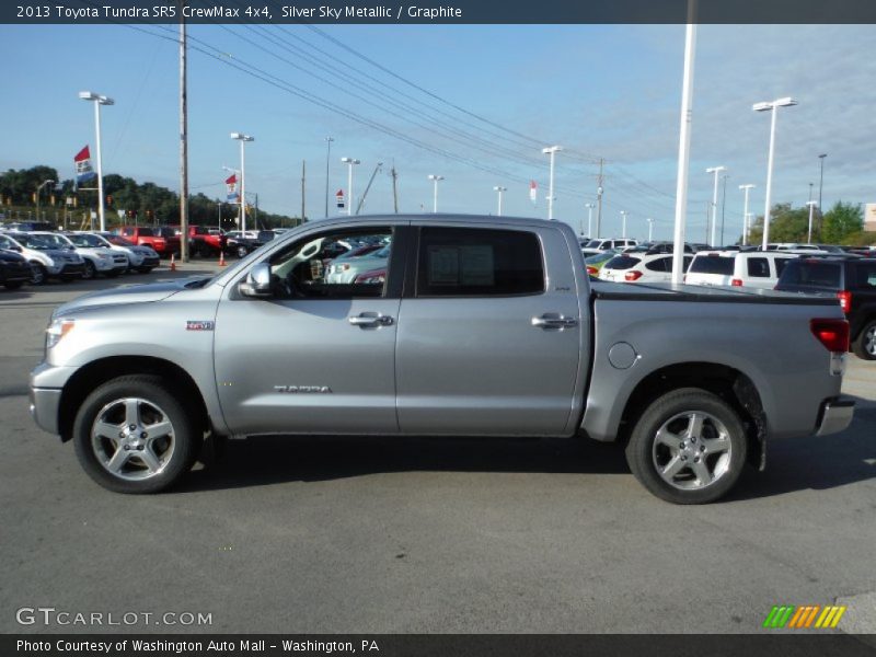 Silver Sky Metallic / Graphite 2013 Toyota Tundra SR5 CrewMax 4x4