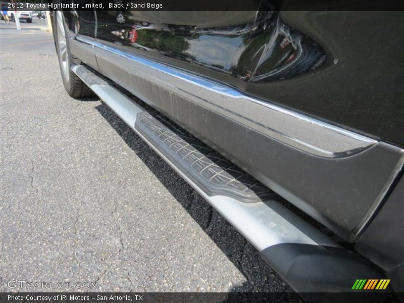 Black / Sand Beige 2012 Toyota Highlander Limited