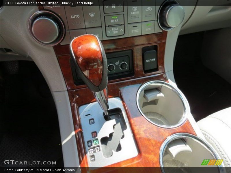 Black / Sand Beige 2012 Toyota Highlander Limited