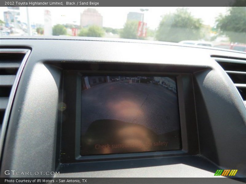 Black / Sand Beige 2012 Toyota Highlander Limited