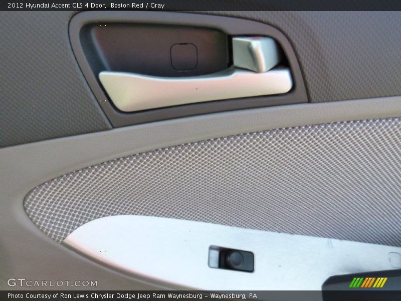 Boston Red / Gray 2012 Hyundai Accent GLS 4 Door