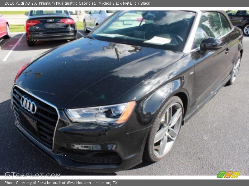 Mythos Black Metallic / Black 2016 Audi A3 2.0 Premium Plus quattro Cabriolet
