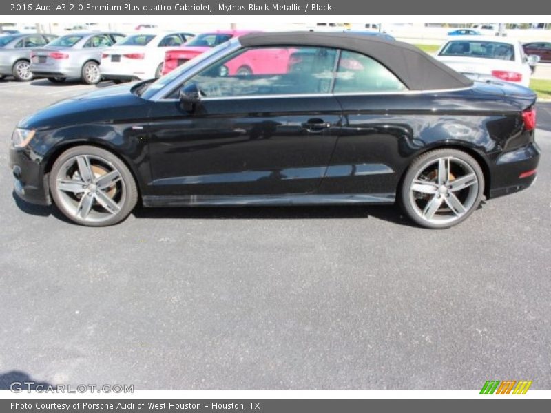  2016 A3 2.0 Premium Plus quattro Cabriolet Mythos Black Metallic