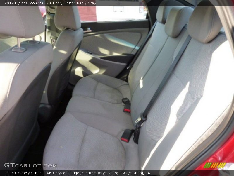 Boston Red / Gray 2012 Hyundai Accent GLS 4 Door