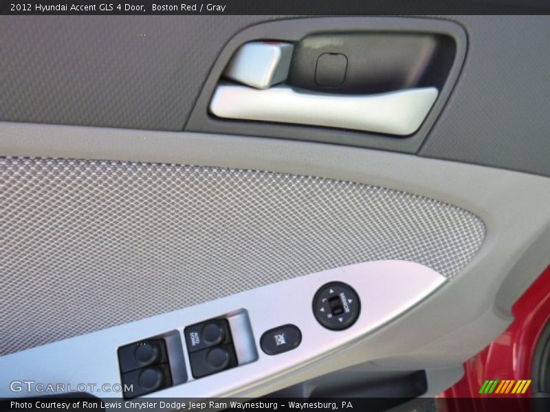 Boston Red / Gray 2012 Hyundai Accent GLS 4 Door