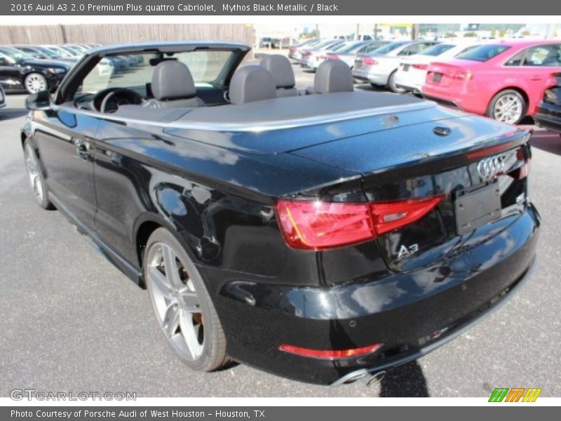 Mythos Black Metallic / Black 2016 Audi A3 2.0 Premium Plus quattro Cabriolet