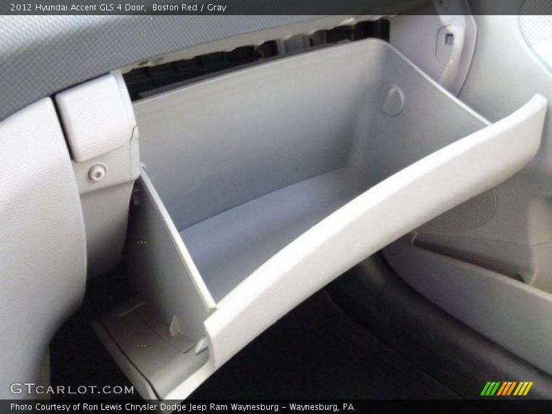 Boston Red / Gray 2012 Hyundai Accent GLS 4 Door