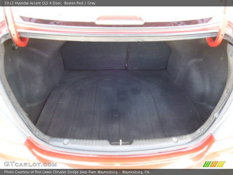 Boston Red / Gray 2012 Hyundai Accent GLS 4 Door