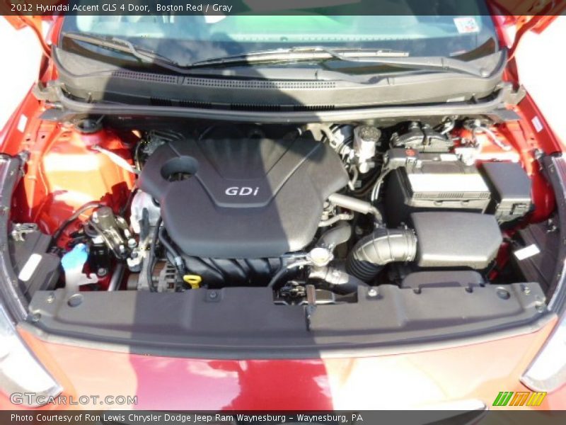 Boston Red / Gray 2012 Hyundai Accent GLS 4 Door