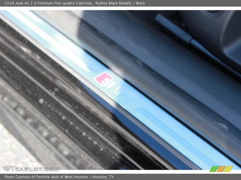 Mythos Black Metallic / Black 2016 Audi A3 2.0 Premium Plus quattro Cabriolet