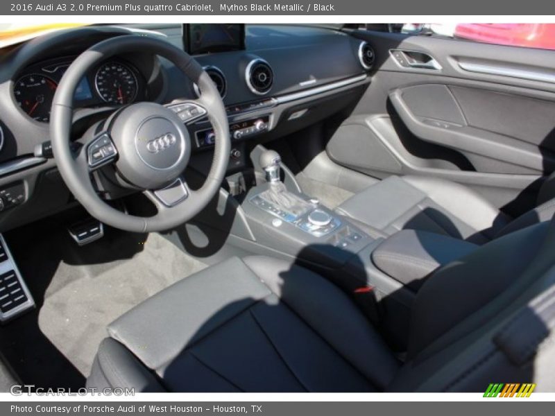 Mythos Black Metallic / Black 2016 Audi A3 2.0 Premium Plus quattro Cabriolet