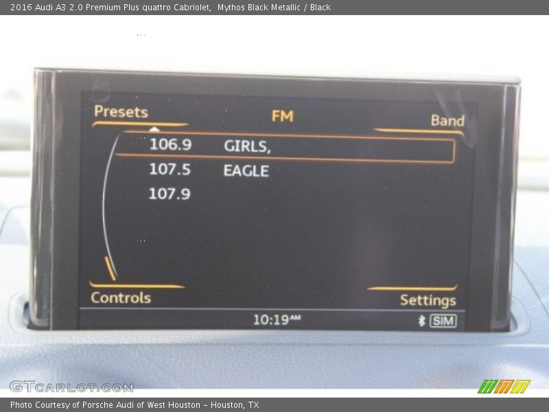 Mythos Black Metallic / Black 2016 Audi A3 2.0 Premium Plus quattro Cabriolet
