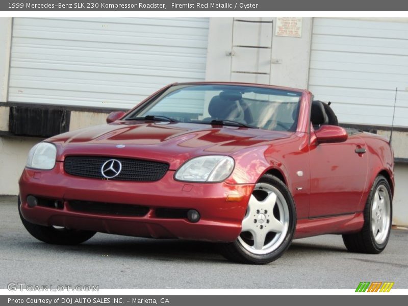 Firemist Red Metallic / Oyster 1999 Mercedes-Benz SLK 230 Kompressor Roadster