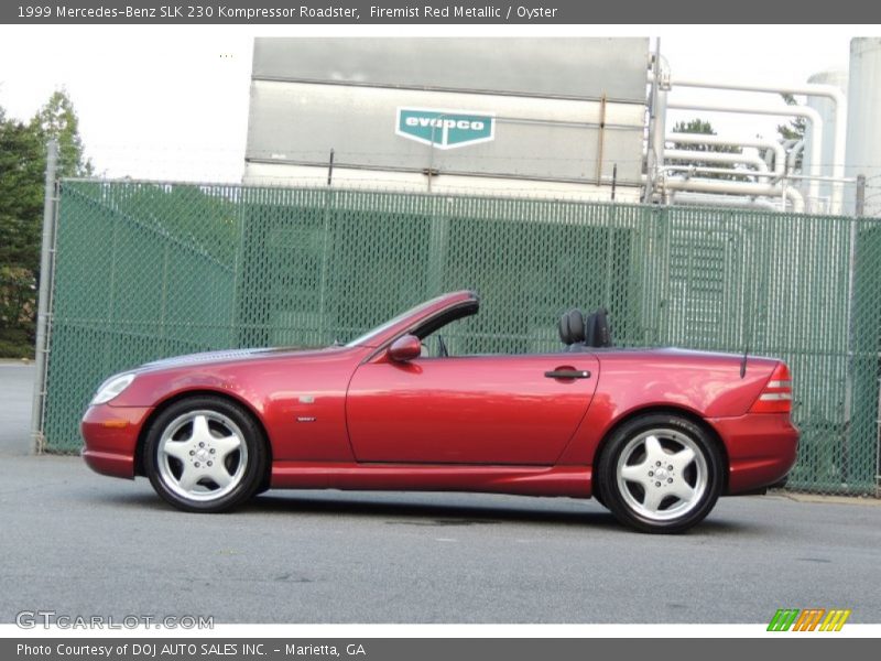 Firemist Red Metallic / Oyster 1999 Mercedes-Benz SLK 230 Kompressor Roadster