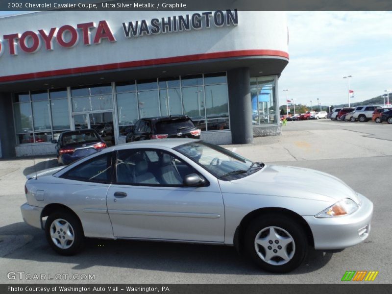 Ultra Silver Metallic / Graphite 2002 Chevrolet Cavalier Coupe
