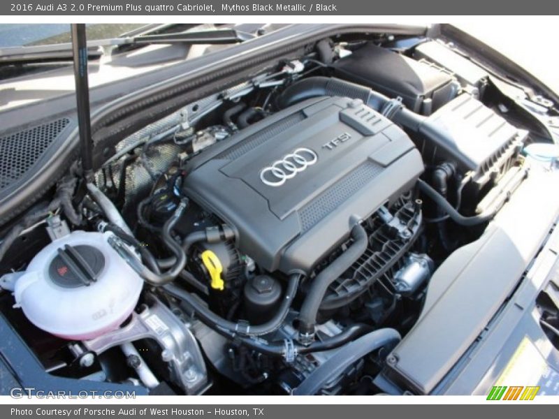  2016 A3 2.0 Premium Plus quattro Cabriolet Engine - 2.0 Liter Turbocharged/TFSI DOHC 16-Valve VVT 4 Cylinder