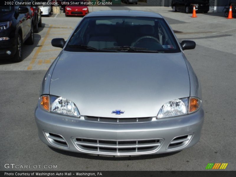 Ultra Silver Metallic / Graphite 2002 Chevrolet Cavalier Coupe