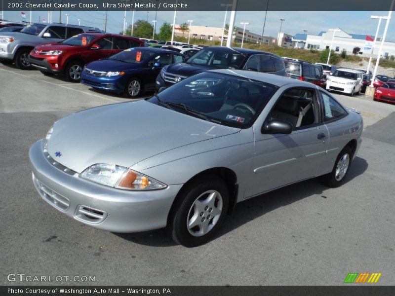 Ultra Silver Metallic / Graphite 2002 Chevrolet Cavalier Coupe