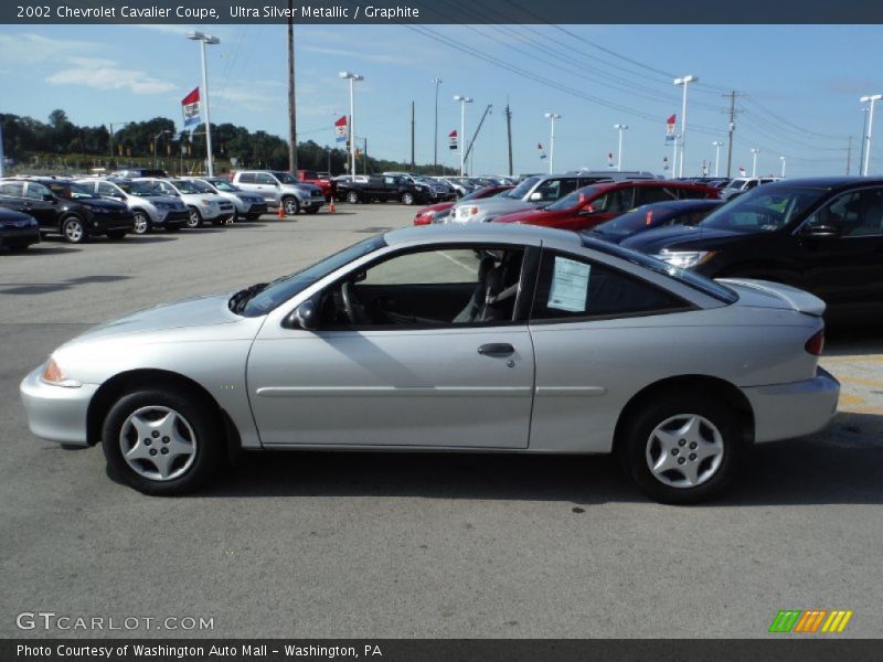 Ultra Silver Metallic / Graphite 2002 Chevrolet Cavalier Coupe