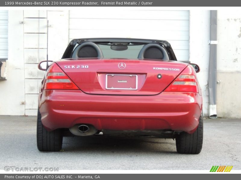 Firemist Red Metallic / Oyster 1999 Mercedes-Benz SLK 230 Kompressor Roadster