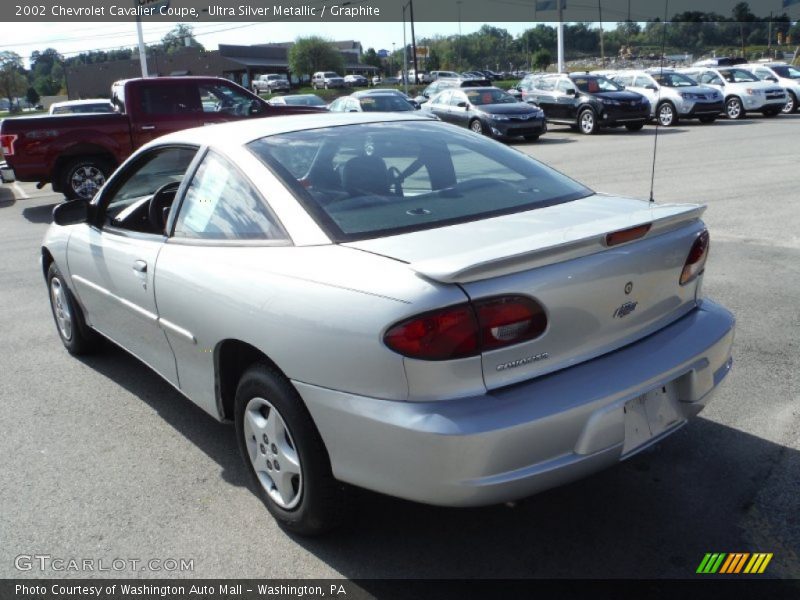 Ultra Silver Metallic / Graphite 2002 Chevrolet Cavalier Coupe
