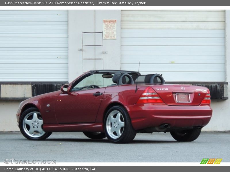 Firemist Red Metallic / Oyster 1999 Mercedes-Benz SLK 230 Kompressor Roadster