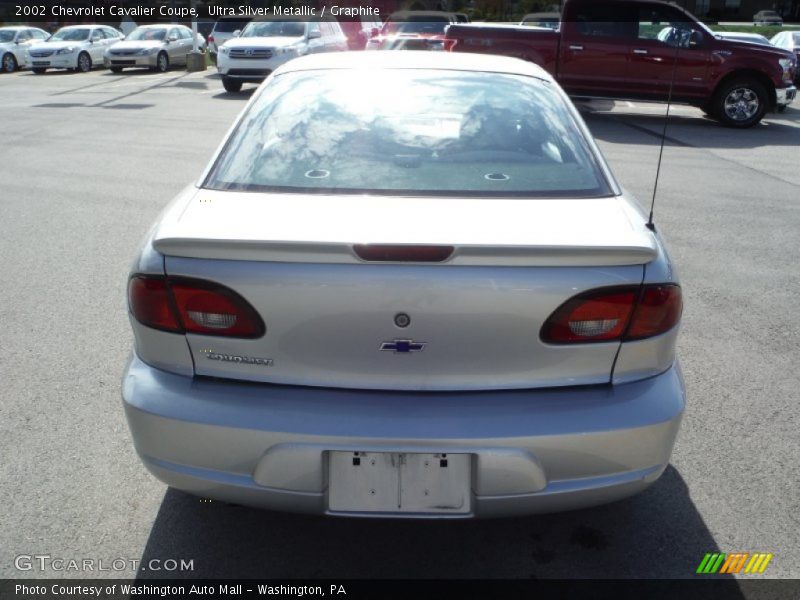 Ultra Silver Metallic / Graphite 2002 Chevrolet Cavalier Coupe