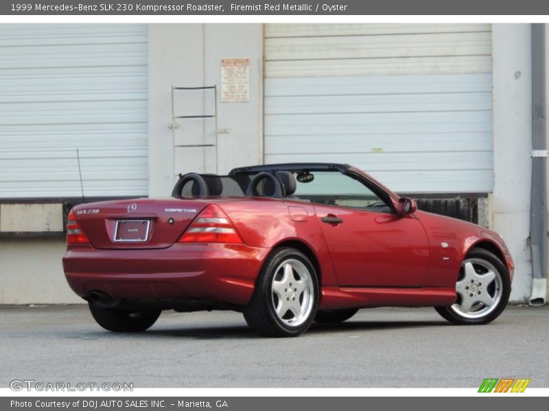 Firemist Red Metallic / Oyster 1999 Mercedes-Benz SLK 230 Kompressor Roadster