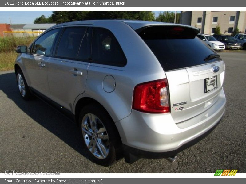 Ingot Silver Metallic / Charcoal Black 2012 Ford Edge SEL EcoBoost