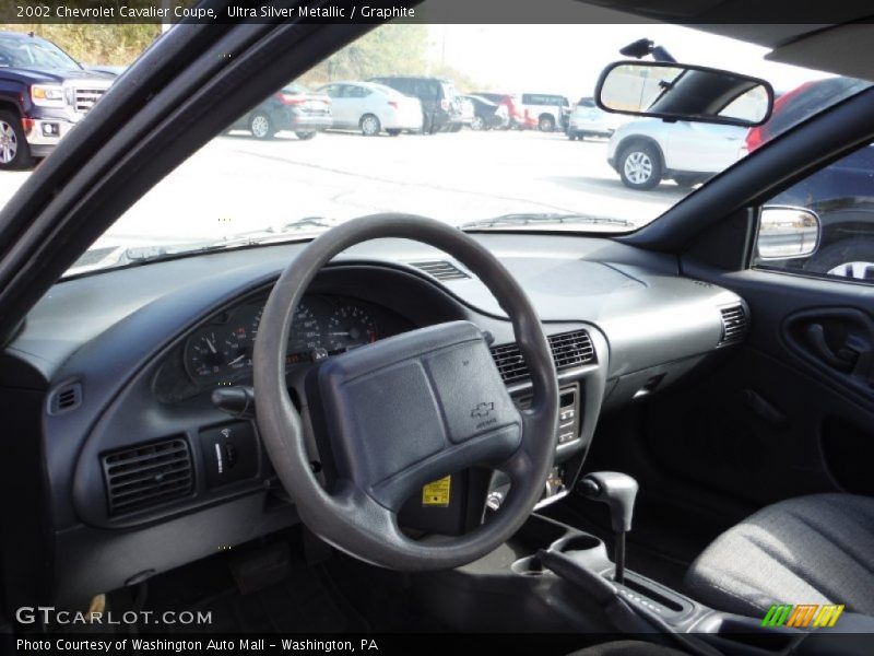 Ultra Silver Metallic / Graphite 2002 Chevrolet Cavalier Coupe