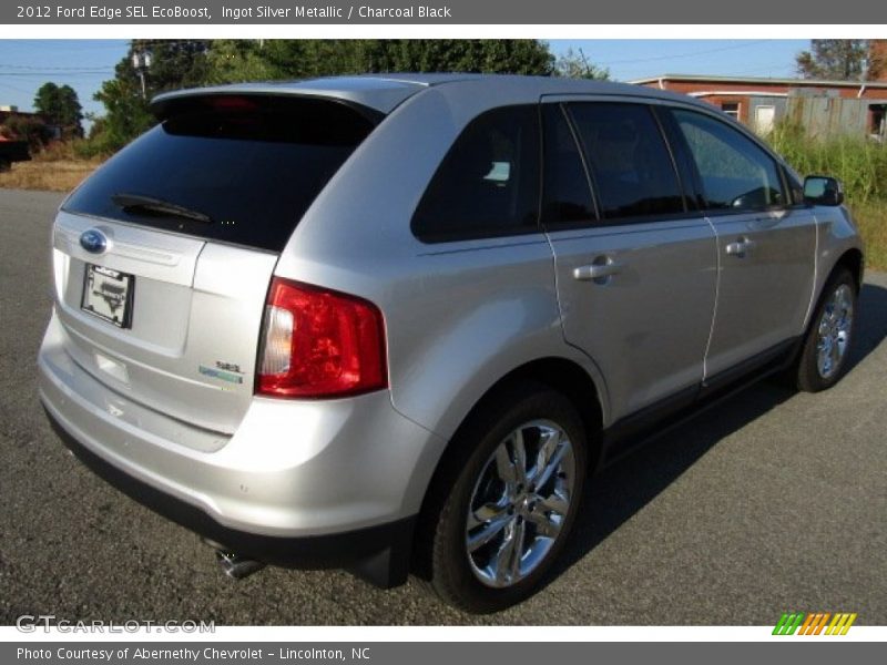 Ingot Silver Metallic / Charcoal Black 2012 Ford Edge SEL EcoBoost