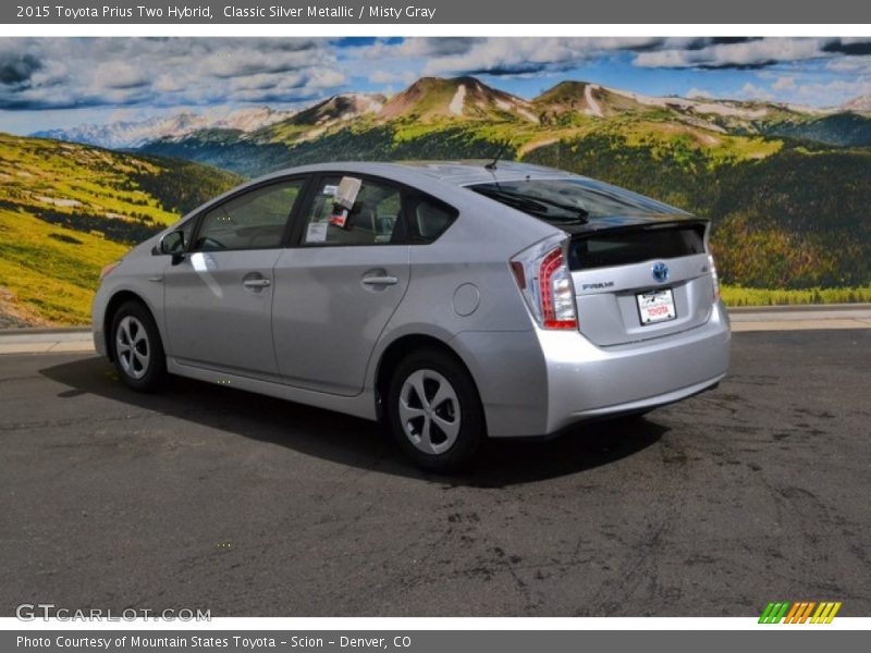 Classic Silver Metallic / Misty Gray 2015 Toyota Prius Two Hybrid